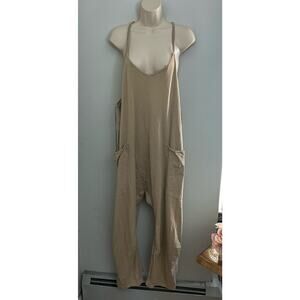 FP Movement by Free People Tan Jumpsuit